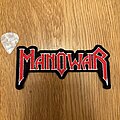 Manowar - Patch - Manowar - Band Logo - Embroidered - Black Border (A25)