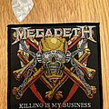 Megadeth - Patch - Megadeth - Killing Is My Business - Black Border (A21)