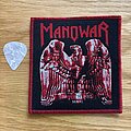 Manowar - Patch - Manowar - Battle Hymns - Dark Red Border (A374)