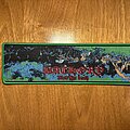 Bathory - Patch - Bathory - Blood Fire Death Strip - Green Border (A829)