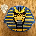 Iron Maiden - Patch - Iron Maiden - Powerslave Eddie - Embroidered - Black Border (A26)