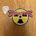 Megadeth - Patch - Megadeth - Band Logo Radioactive - Embroidered - Black Border (A37)