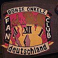 Böhse Onkelz - Patch - Böhse Onkelz BOEHSE ONKELZ 1990 Fan Club Back patch