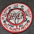 Slayer Exodus Testament - Patch - Slayer Exodus Testament Slayer 1987 Fan Club Patch