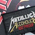 Metallica - Patch - Metallica Alcoholica 100 Proof patch