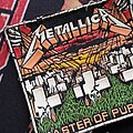 Metallica - Patch - Metallica Master Of Puppets rubber patch