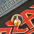 Overkill - Pin / Badge - Overkill Fuck You button