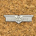 Rammstein - Pin / Badge - Rammstein syllable lettering with logo