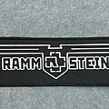 Rammstein - Patch - Embroidered Rammstein glitter lettering