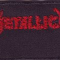 Metallica - Patch - Red Logo