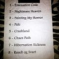 Arcturus - Other Collectable - Arcturus - setlist