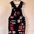 Slayer - Patch - Slayer Custom Black Corduroy Patched Overalls
