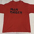 Iron Maiden - TShirt or Longsleeve - Iron Maiden ‘Classic Red’ 1979 shirt 2000 reprint