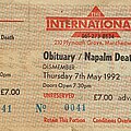 Obituary - Other Collectable - Obituary Ticket Stub - Thursday 7th May 1992 The International 2 (Manchester...