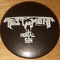 Testament - Pin / Badge - Testament/Mortal Sin