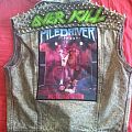 Slayer - Battle Jacket - Slayer Stonewash Vest w/ Autographs Inside