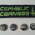 Cephalic Carnage - Patch - Cephalic Carnage logo patch