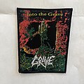 Grave - Patch - Grave - Into the Grave woven patch (black border)