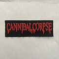 Cannibal Corpse - Patch - Cannibal Corpse - logo embroidered patch