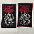 Left Cross - Patch - Left Cross- Upon Desecrated Altars woven patch (both borders)