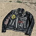 Subhumans - Battle Jacket - Subhumans 90s/Early 2000s Hand Painted and Studded Punk Jacket