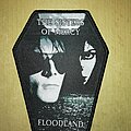 The Sisters Of Mercy - Patch - THE SISTERS OF MERCY Floodland coffinshaped woven patch