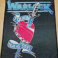 Warlock - Patch - WARLOCK True As Steel Tour '86 Backpatch