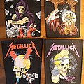 Metallica  Helloween - Patch - 4 Backpatches  Metallica  Helloween