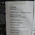1349 - Other Collectable - 1349 Setlist