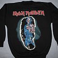 Iron Maiden - TShirt or Longsleeve - Iron Maiden Eddie door poster 86 black sweatshirt