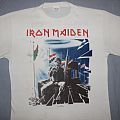 Iron Maiden - TShirt or Longsleeve - Iron Maiden Australian World Slavery Tour 1985 2 mins white T
