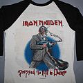 Iron Maiden - TShirt or Longsleeve - Iron Maiden Chicago 87 black & white jersey