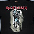 Iron Maiden - TShirt or Longsleeve - Iron Maiden Eddie door poster 1985 black T