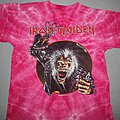 Iron Maiden - TShirt or Longsleeve - Iron Maiden 1990 Claw circle pink Tie-dye