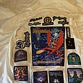 Rhapsody - Battle Jacket - Rhapsody White Denim Power Metal Battle Jacket
