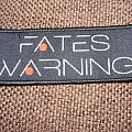 Fates Warning - Patch - Fates Warning new  logo patch