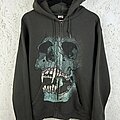 Metallica - Hooded Top / Sweater - Metallica Pushead Skull Zip Hoodie In Grey