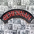 Gehennah - Patch - Patch - GEHENNAH - Logo - RED & GREY
