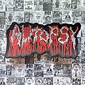 Autopsy - Patch - Patch - AUTOPSY - Logo - Fiend For Blood - WHITE & RED                          ...