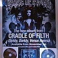 Cradle Of Filth - Other Collectable - Cradle of Filth set promo Poster e 2 CD 2010 Darkly, Darkly,Venus Aversa 60x42...