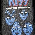 Kiss - Patch - Kiss - Creatures of the night (Version 1 in blue)