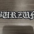 Burzum - Patch - Burzum - Embroidered Patch, Early Logo ('91/'92-'93)