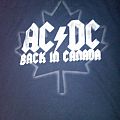 - AC/DC- Black Ice World Tour Canada shirt