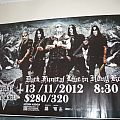 Dark Funeral - Tape / Vinyl / CD / Recording etc - Dark Funeral Live in Hong Kong poster + signed CD booklet