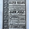 Bolt Thrower - Other Collectable - Bolt thrower obituary benediction 1993 flyer small