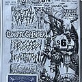 Incantation - Other Collectable - Incantation brutal truth deceased 1991 flyer