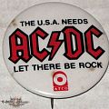 AC/DC - Other Collectable - AC/DC Let There Be Rock promo pin 1977