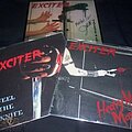 Exciter - Tape / Vinyl / CD / Recording etc - Exciter vinyl collection, autographed, ticket