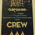 Carcass - Other Collectable - Carcass / Napalm Death 2015 Aus Tour AAA Pass