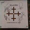Slayer - Other Collectable - Signed Slayer promotional 12 x 12
